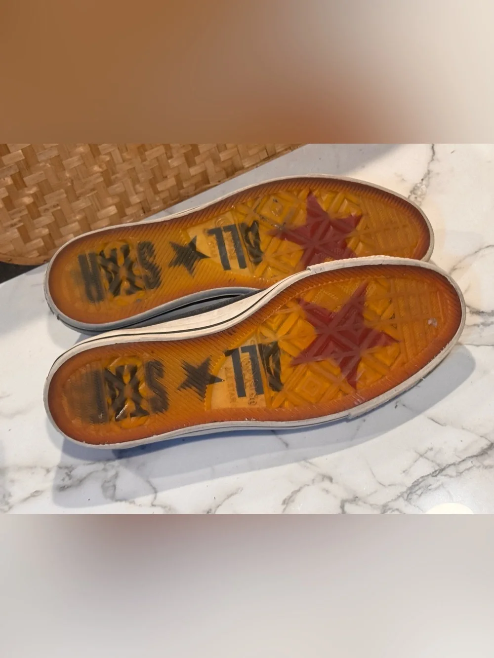 SOLD‼️Converse x John Varvatos Laceless Low-top Vintage Slip 147346C Men’s 9.5 - Picture 4 of 9